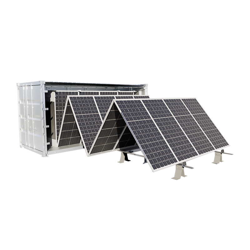 Convenient Integrated Containerized Solar Power Generation System