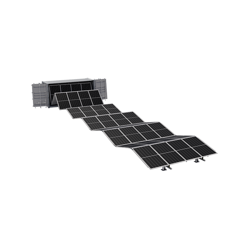 Convenient Integrated Containerized Solar Power Generation System